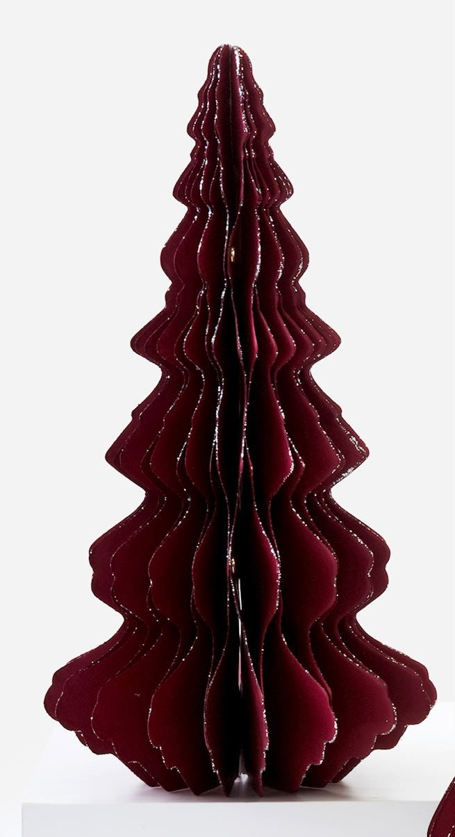 Burgundy Paper Tree