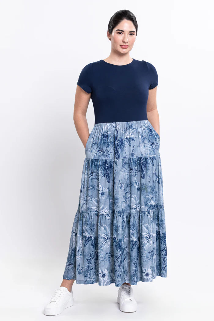 Erin Indigo Escape Bamboo Dress