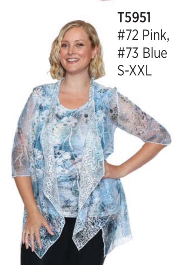 2pc Set Lightweight Cardigan & Tank