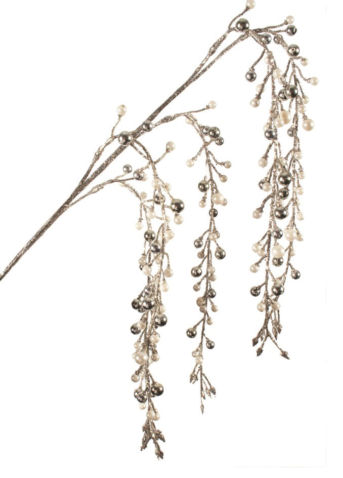 Pearl & Silver Willow Spray