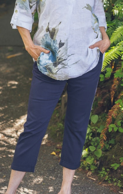 Cropped Wide Leg Pant