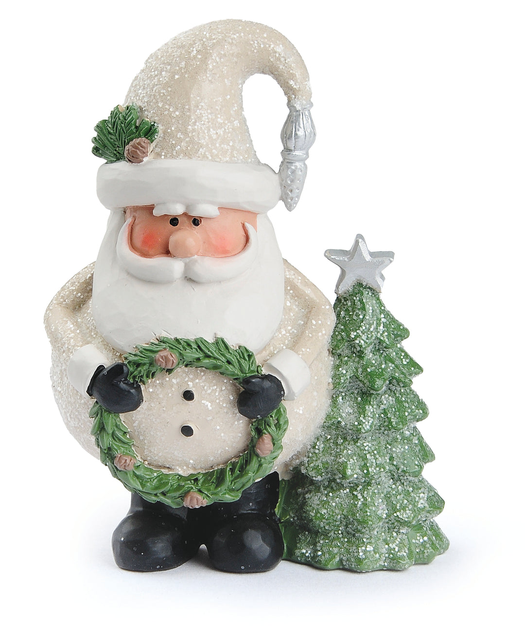 BB Santa W/Tree & Wreath