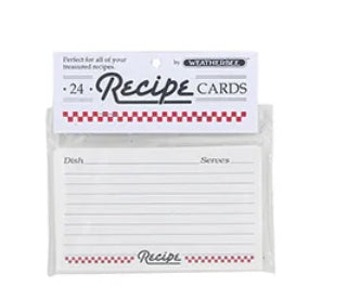 24 Recipe Cards