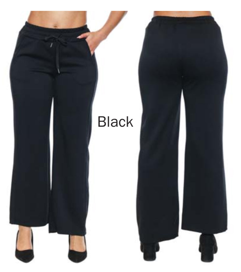 Straight Leg Drawstring Comfort Pant