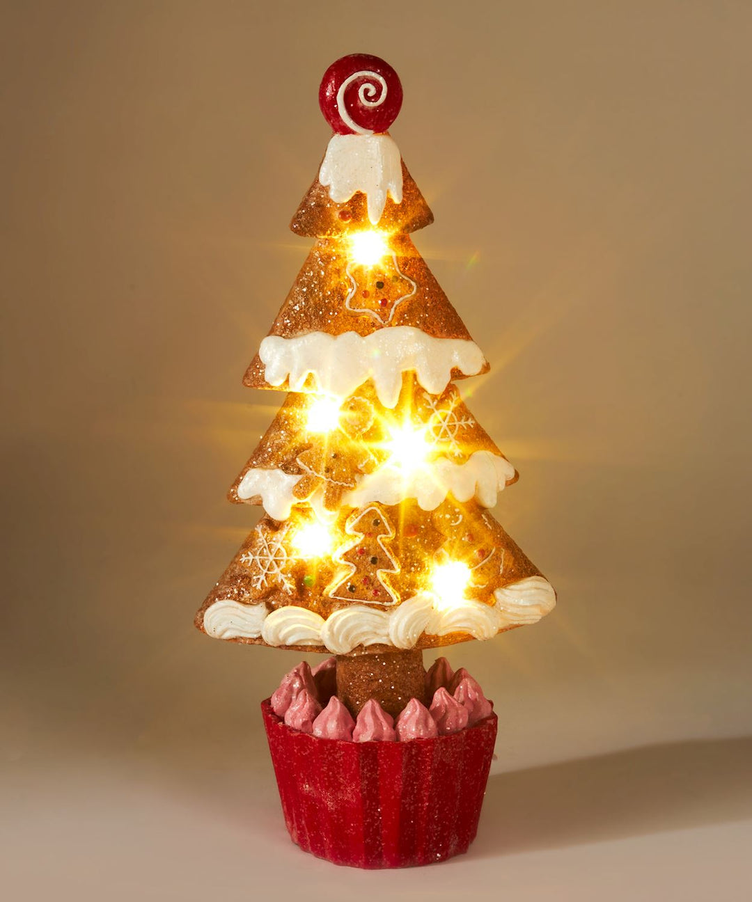 LED Gingerbread Tree