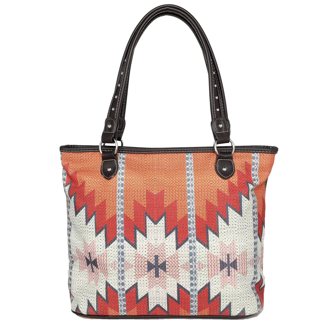 Aztec Canvas Tote Bag