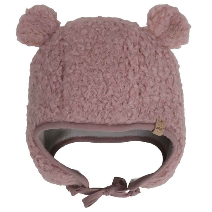 Knit Fleece Bear Toque