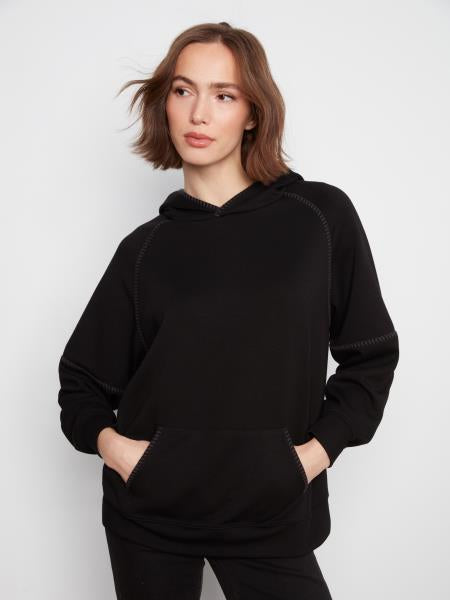 Raglan Sleeve Scuba Hoodie