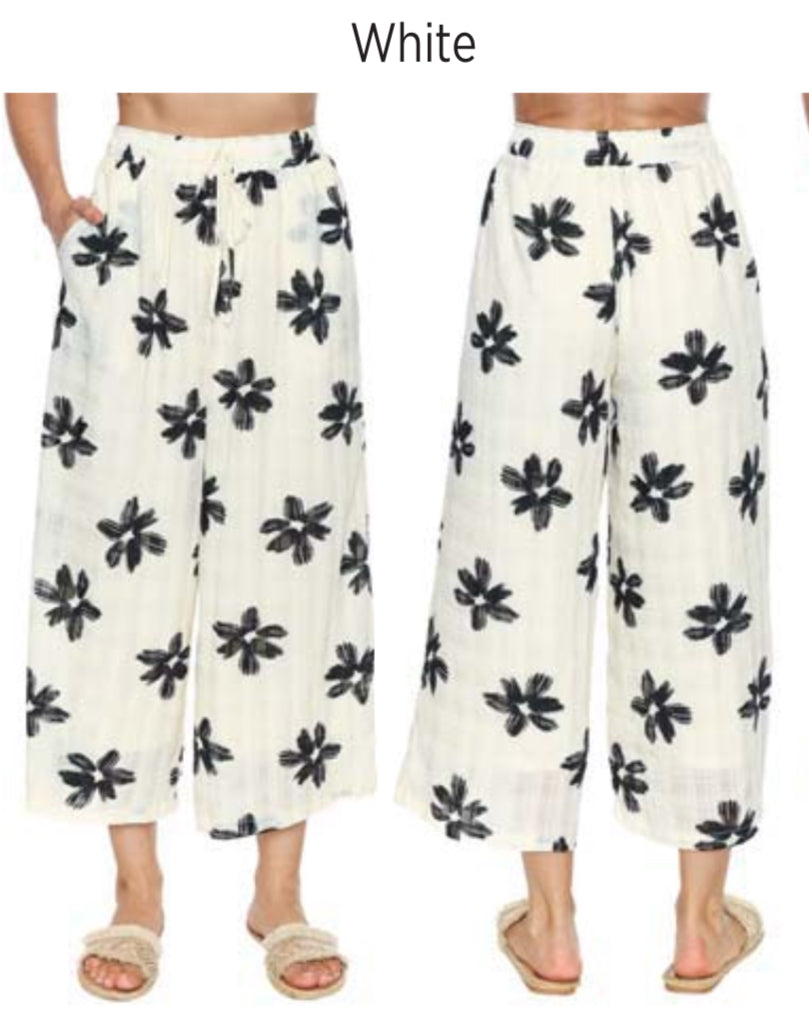 Flower Printed Flowy Pant
