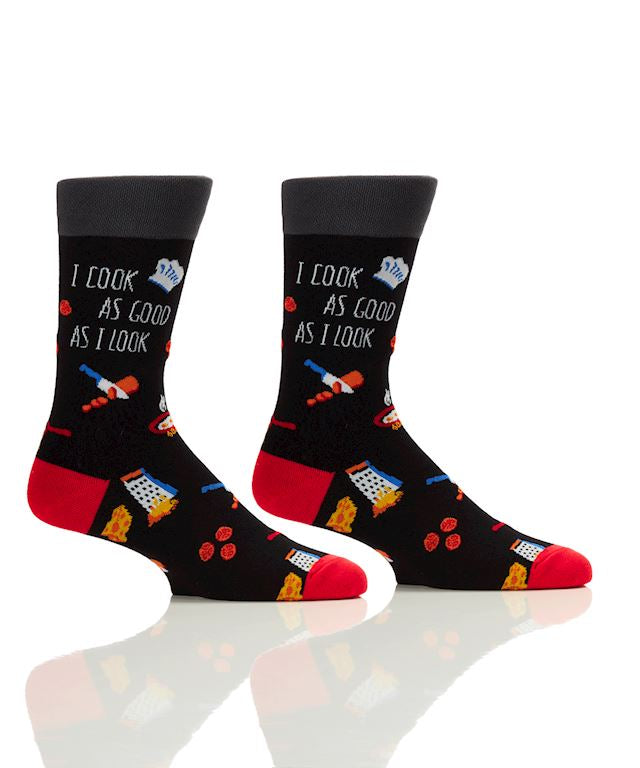 Cook As Good Mens Crew Socks