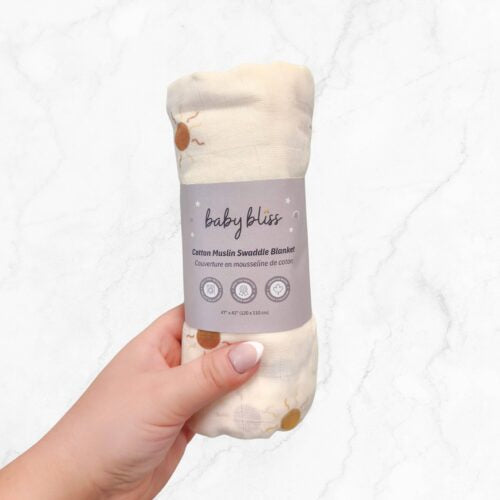100% Cotton Muslin Swaddle Blanket