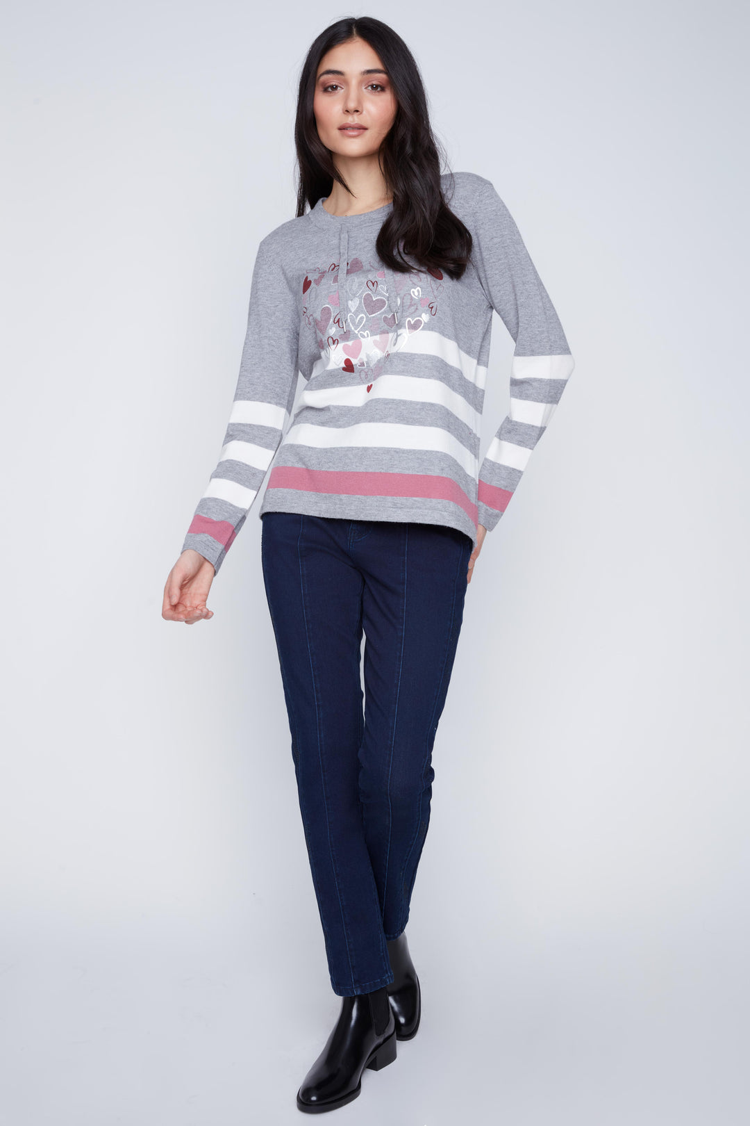 Long Sleeve Knit W/Designs