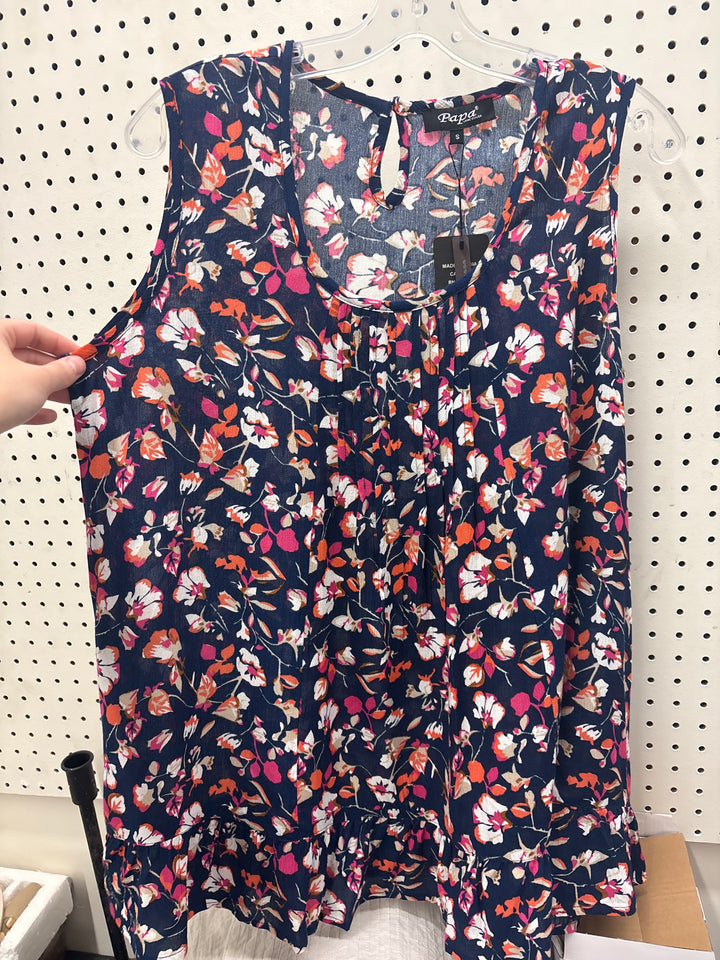 Sleeveless Patterned Top