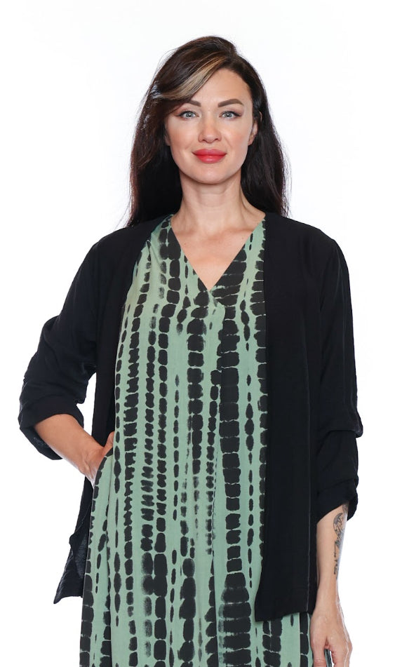 Ruffle Sleeve Cardigan