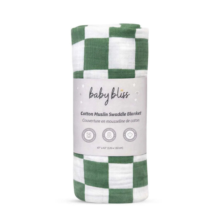 100% Cotton Muslin Swaddle Blanket