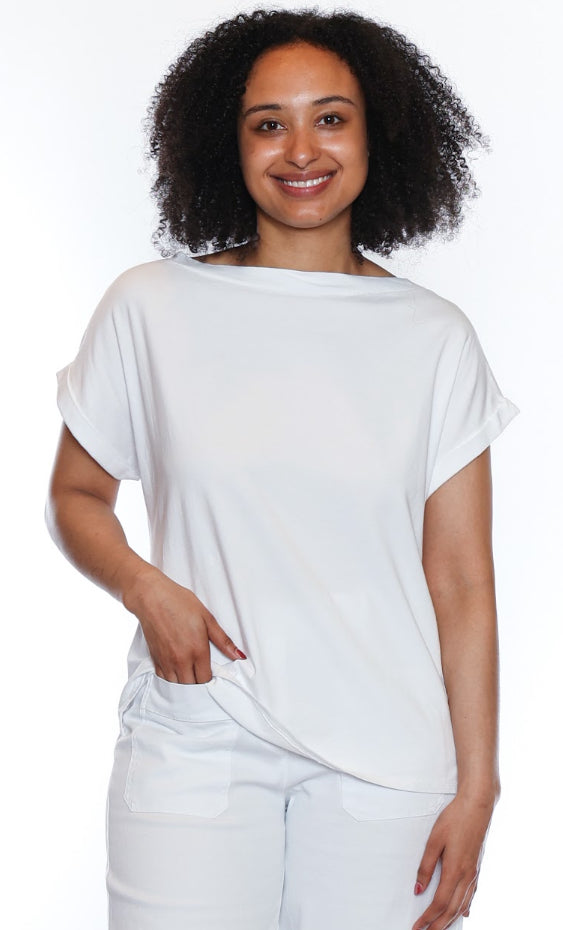 Straight Neck Basic Top
