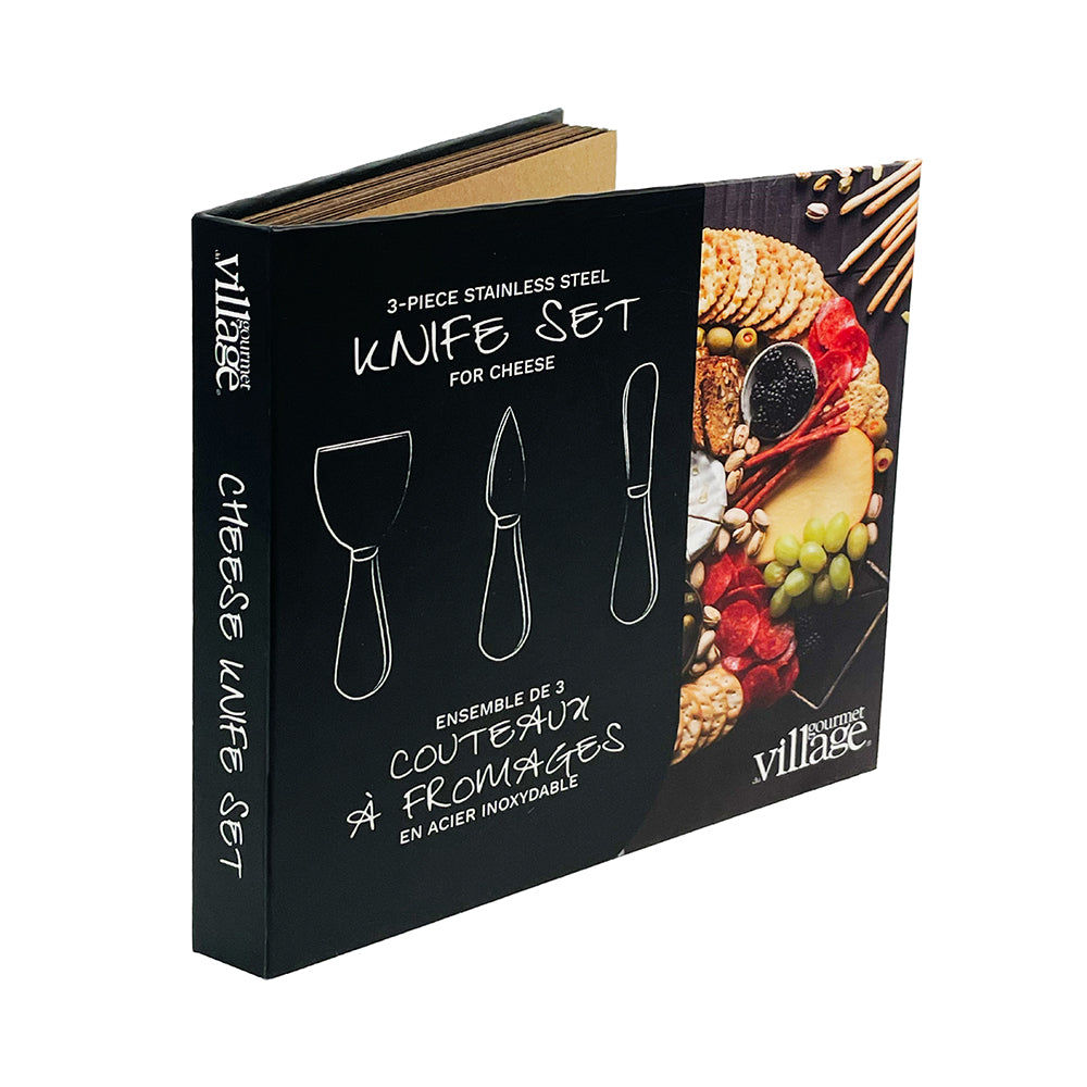 3 Pc Cheese Knife Set