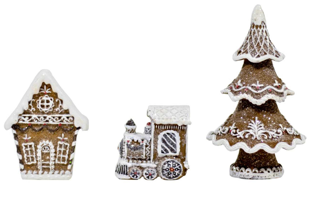 Resin Gingerbread Shelf Sitters