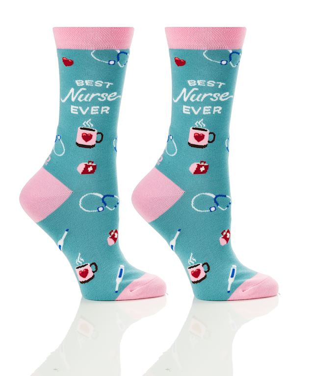 Nurse Womens Crew Socks