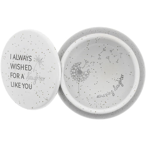 3.5” Daughter Like You Ceramic Keepsake Box