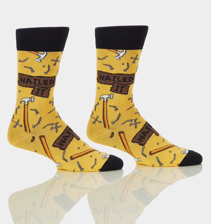 Nailed It Mens Crew Socks