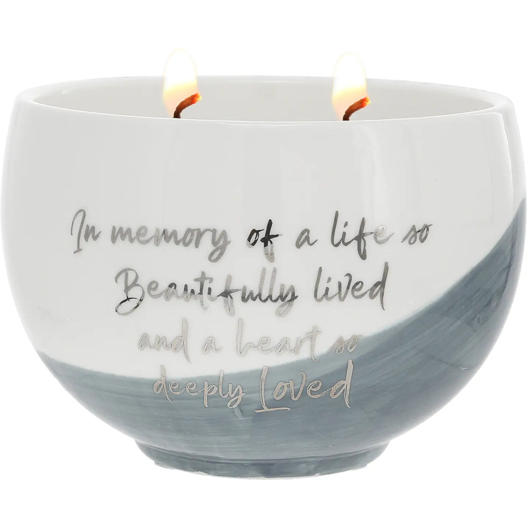 15oz Soy Wax Memorial Candle (Scent: tranquility)