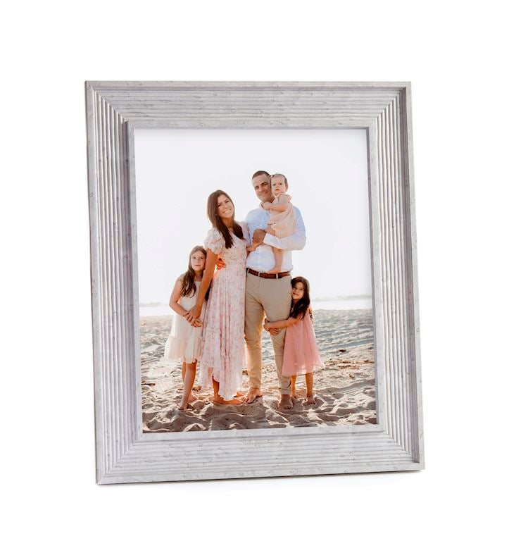 8x10” Lined Grey Photo Frame