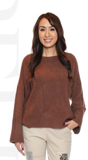 Scuba Hi Low Knit Sweater