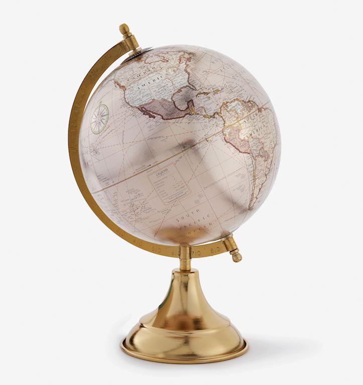 Champagne & Gold Globe