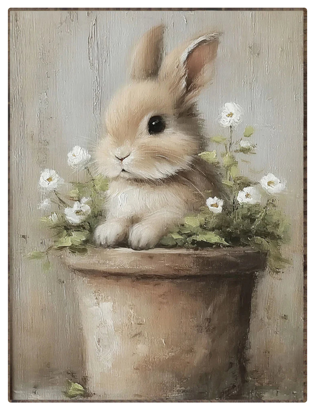 9017 Bunny in Plant Pot