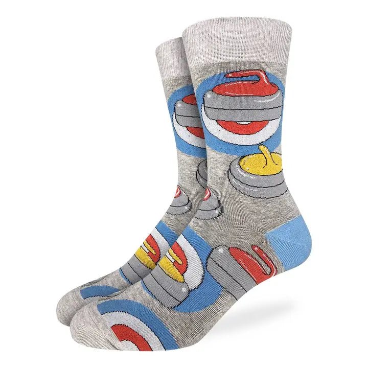 Men’s Curling House Socks (Big & Tall 13-17)