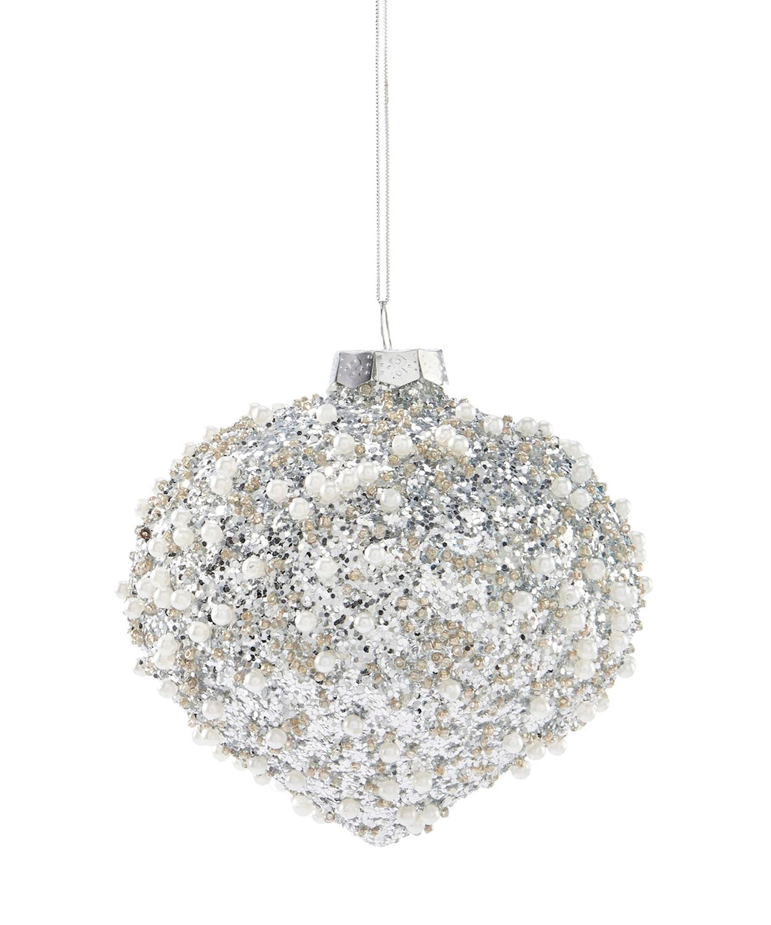 Glass Beaded Christmas Ornament