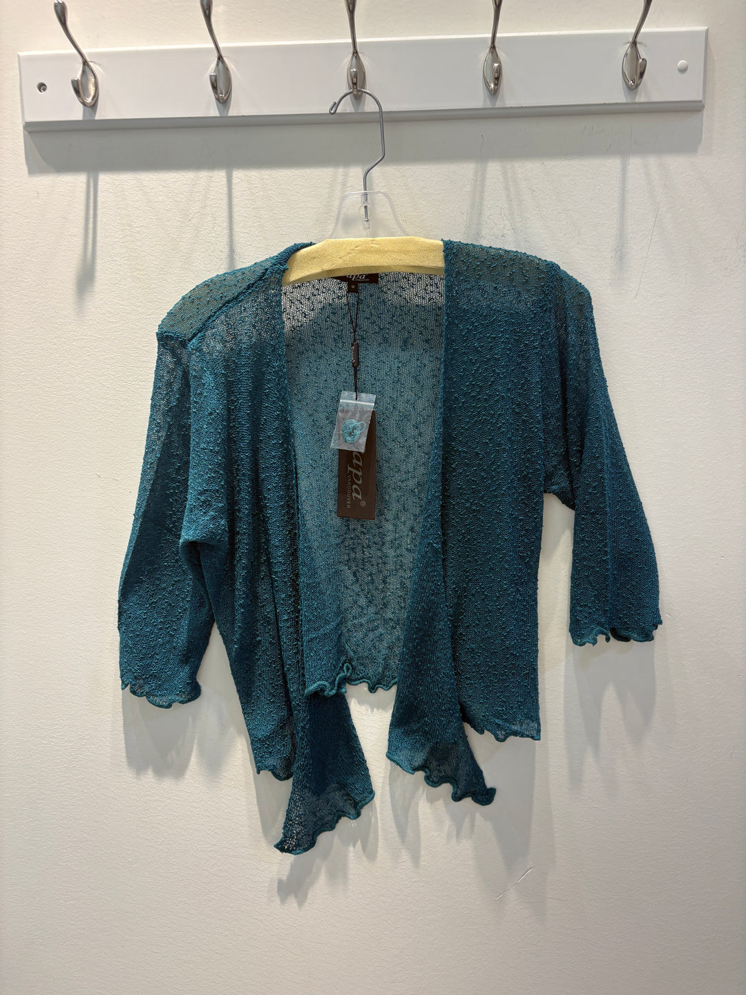 Mesh 3/4 Sleeve Cardigan