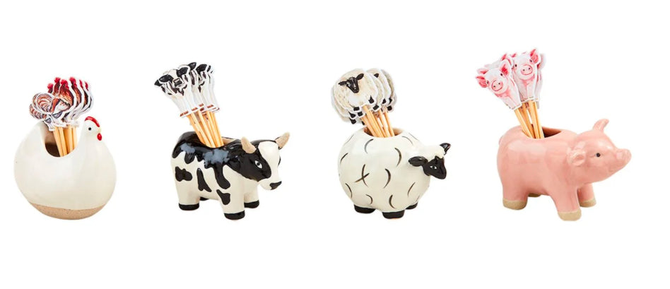 Farm Animal Toothpick Holder