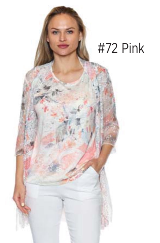 2pc Set Lightweight Cardigan & Tank
