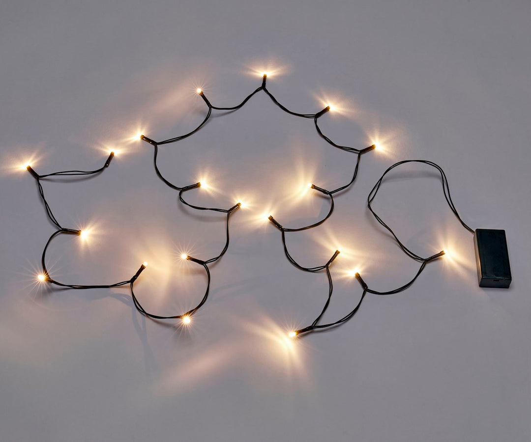 LED Black String Lights