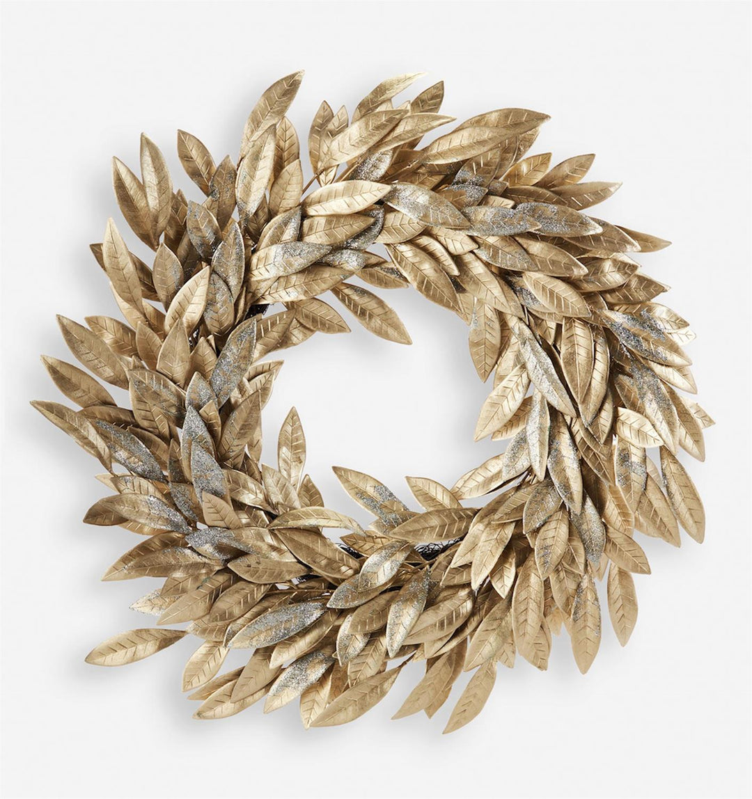 Gold Christmas Wreath