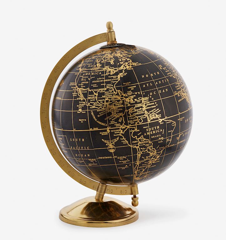 Black & Gold Globe