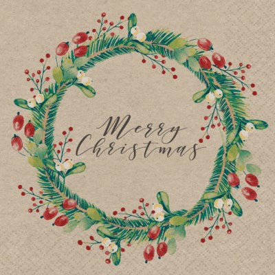 Christmas Lunch Napkins A-M