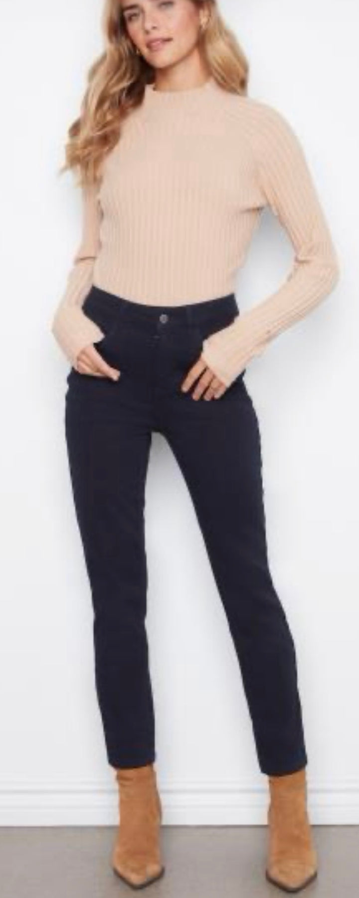 Twill Slim Leg 5 Pocket Pant