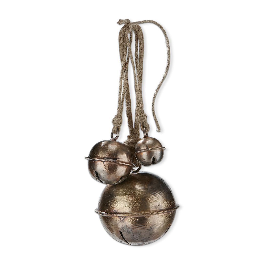 3pc Antique Brass Sleigh Bells