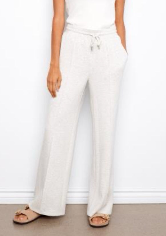 Soft Scuba Wide Leg Jogger Pant