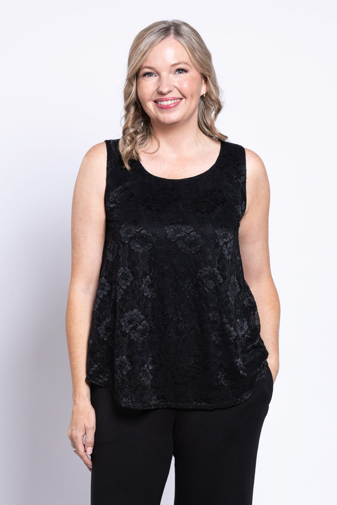 Ellen Bamboo Lace Tank