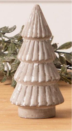 Mini Cement Christmas Tree
