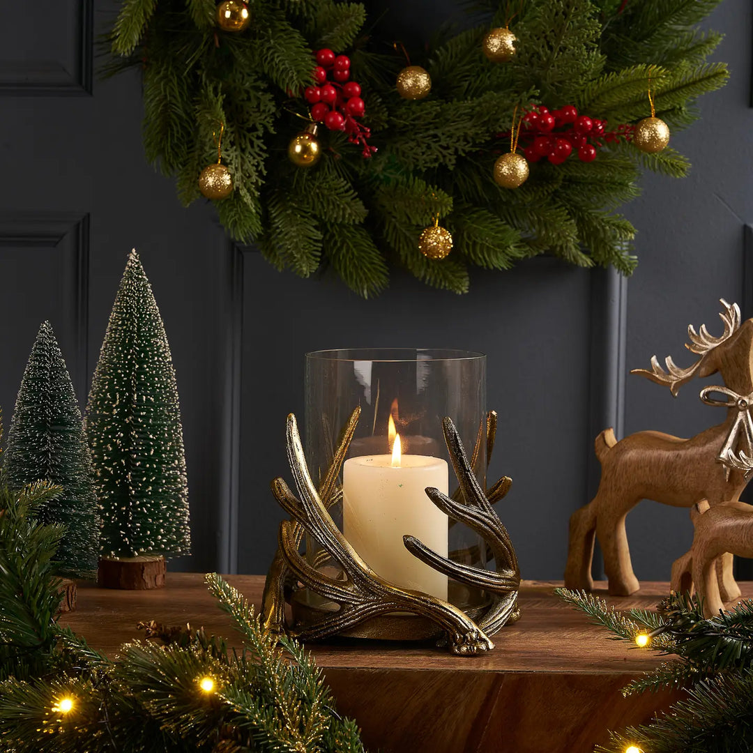 Blitzen Antler Candleholder