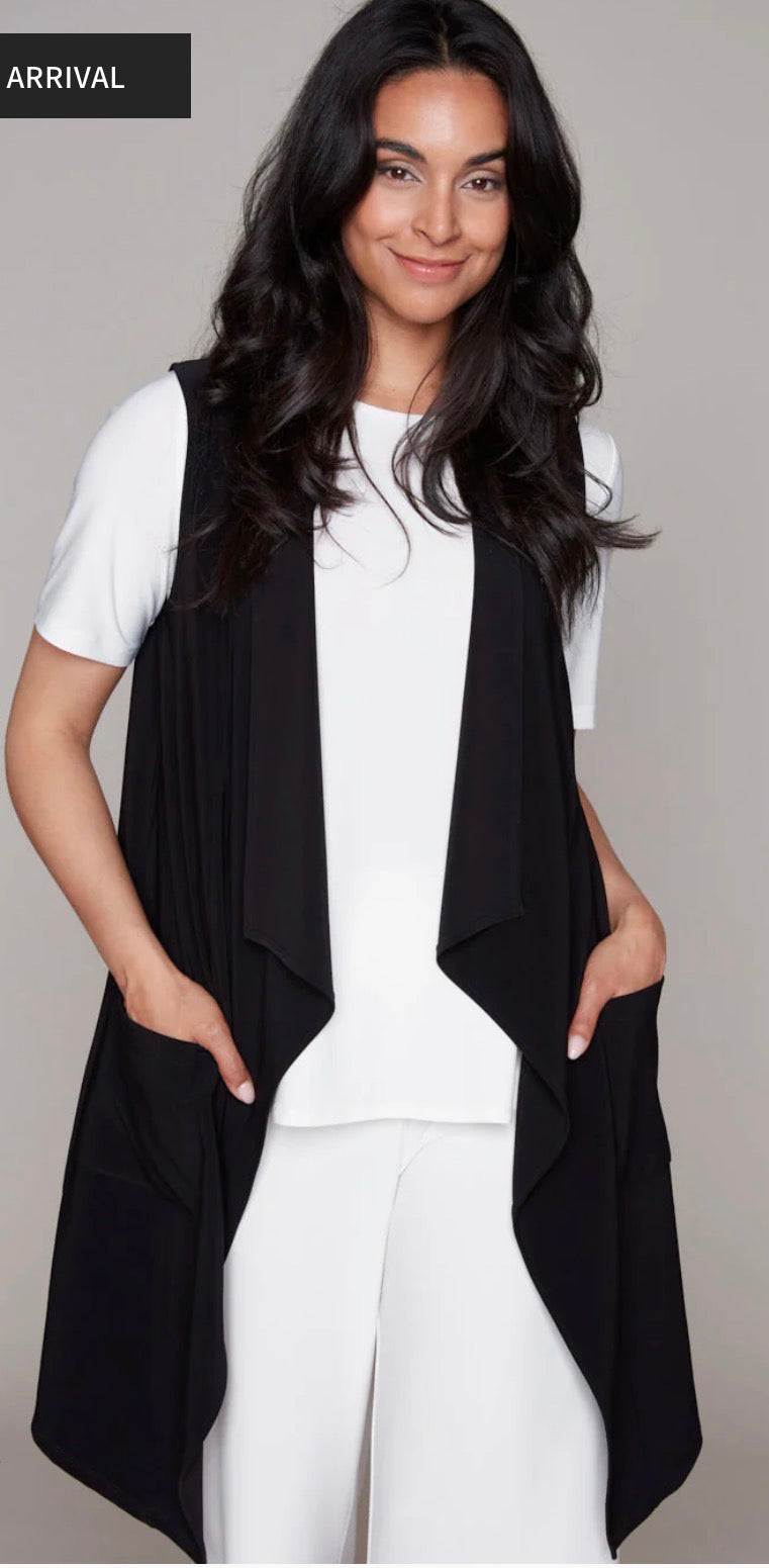 Knit Long Vest