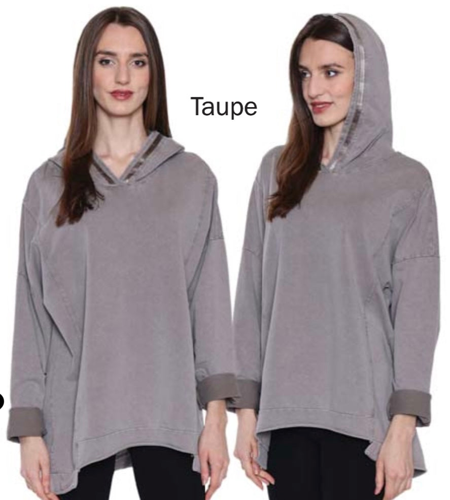 Lightweight Taupe Hoodie