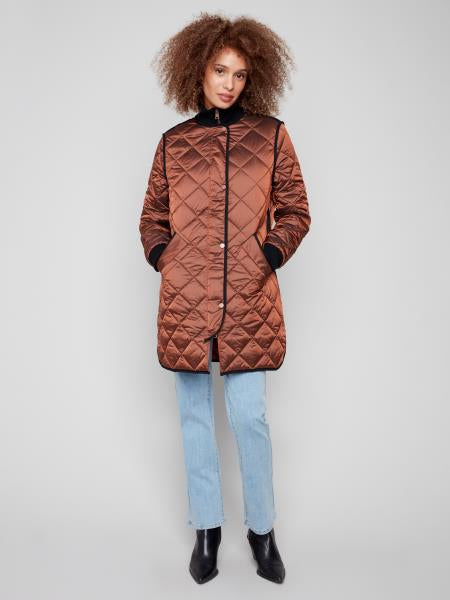 Long Quilted Puffer Jacket