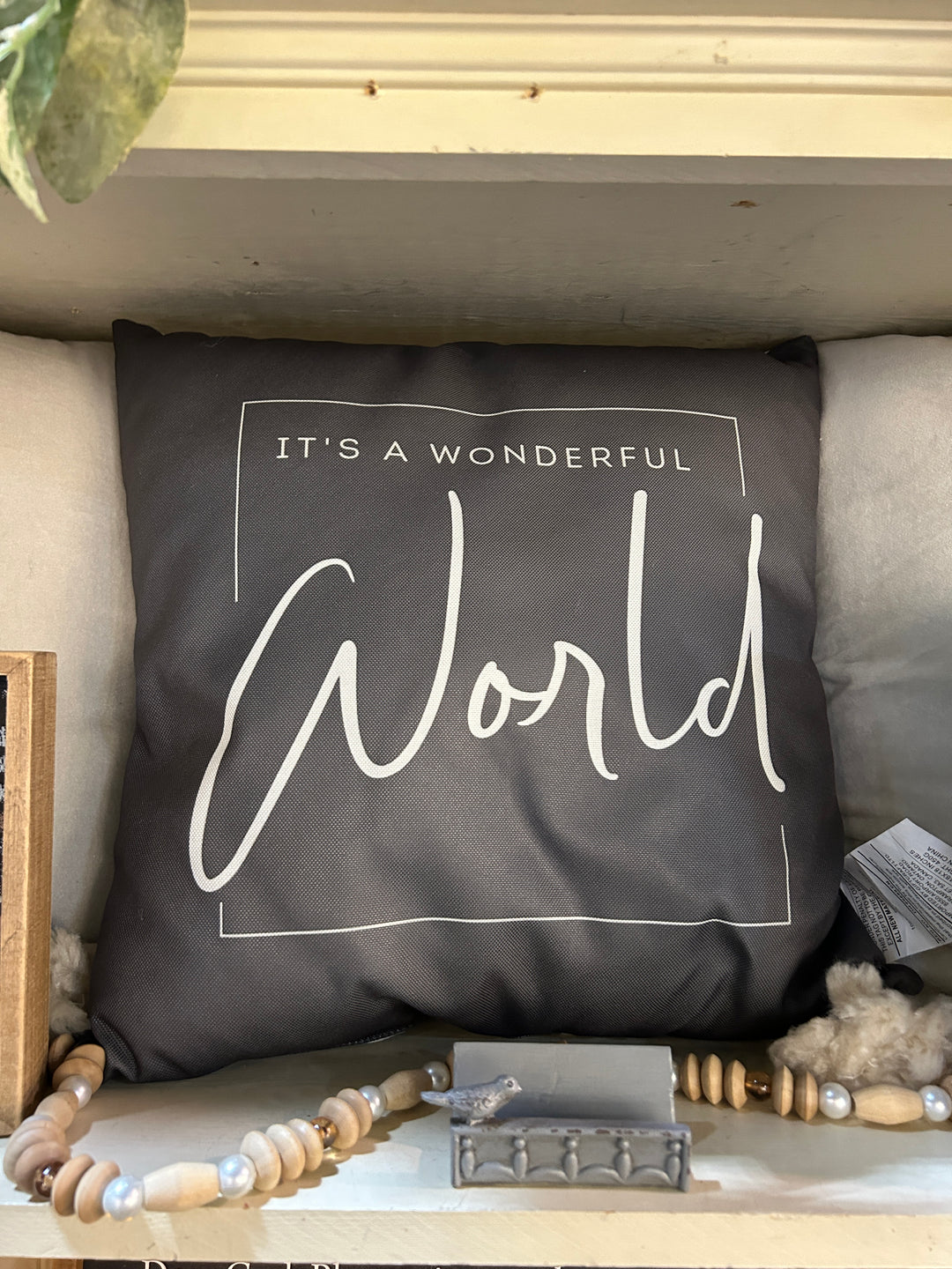 It’s A Wonderful World Pillow
