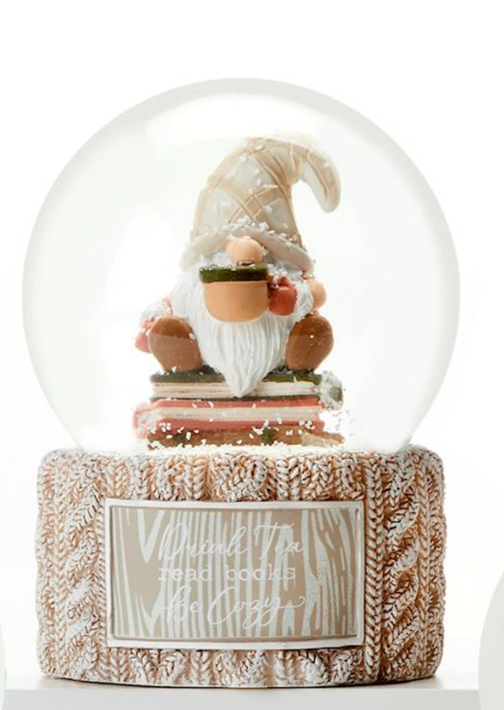 Mini Christmas Gnome Snow Globe